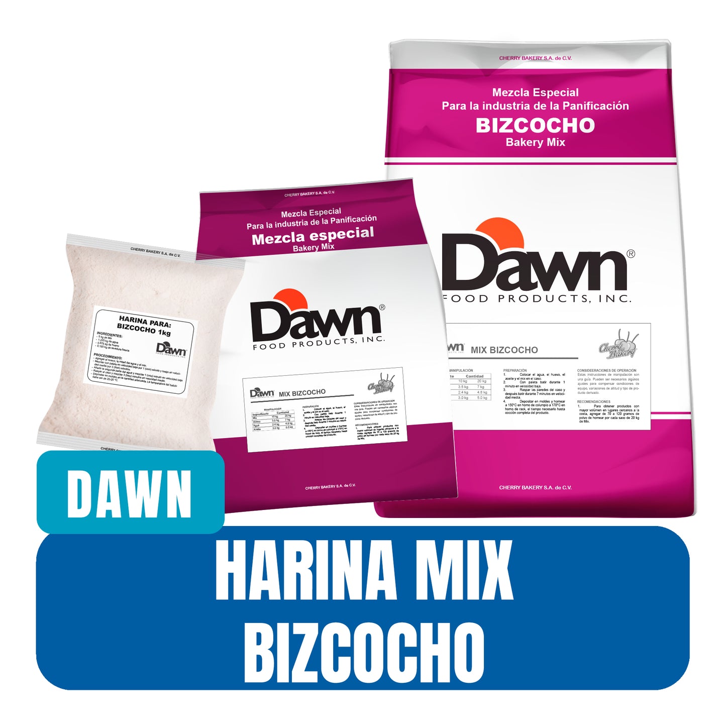 Harina Mix Bizcocho Mantequilla