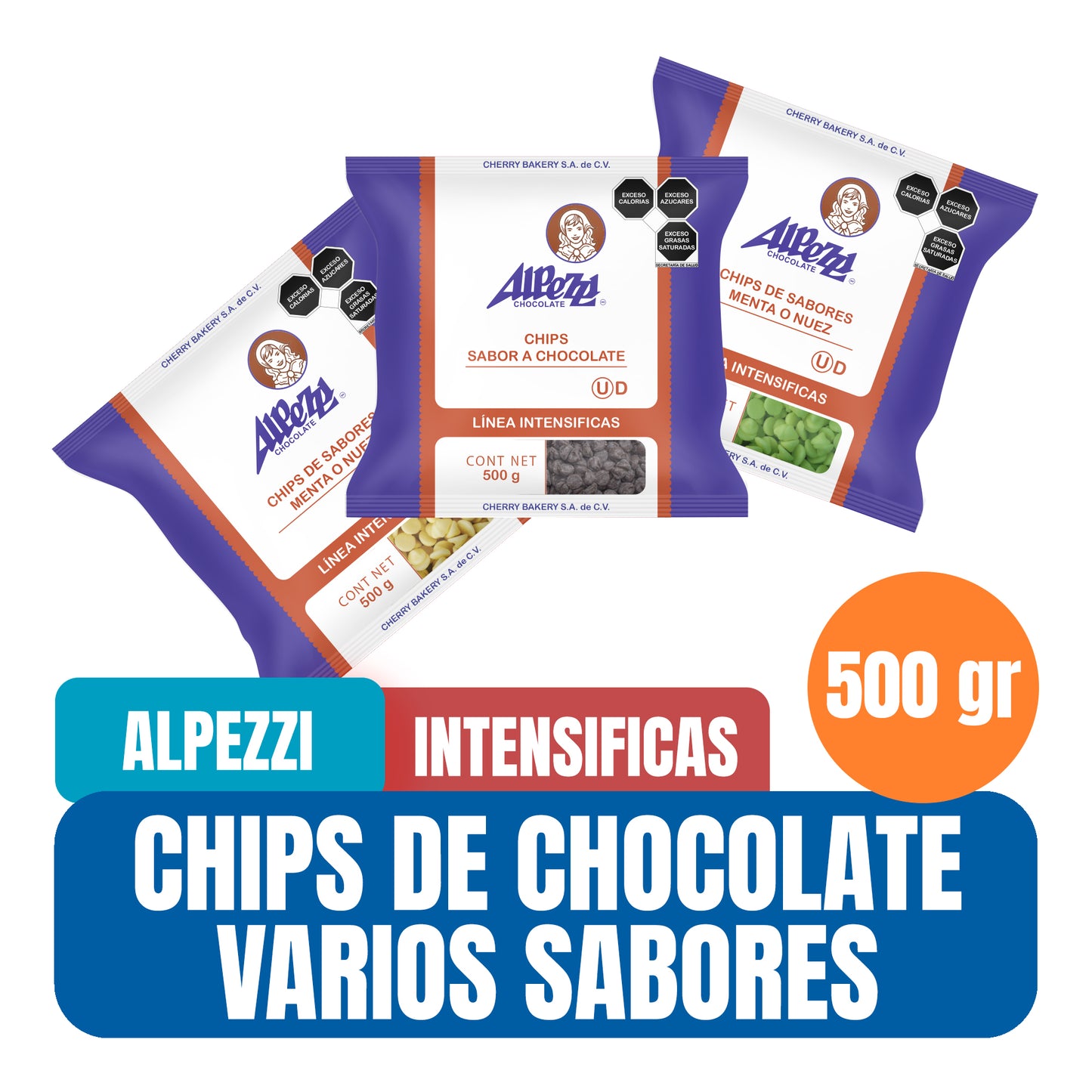 Chips de Chocolate Alpezzi Intensificas