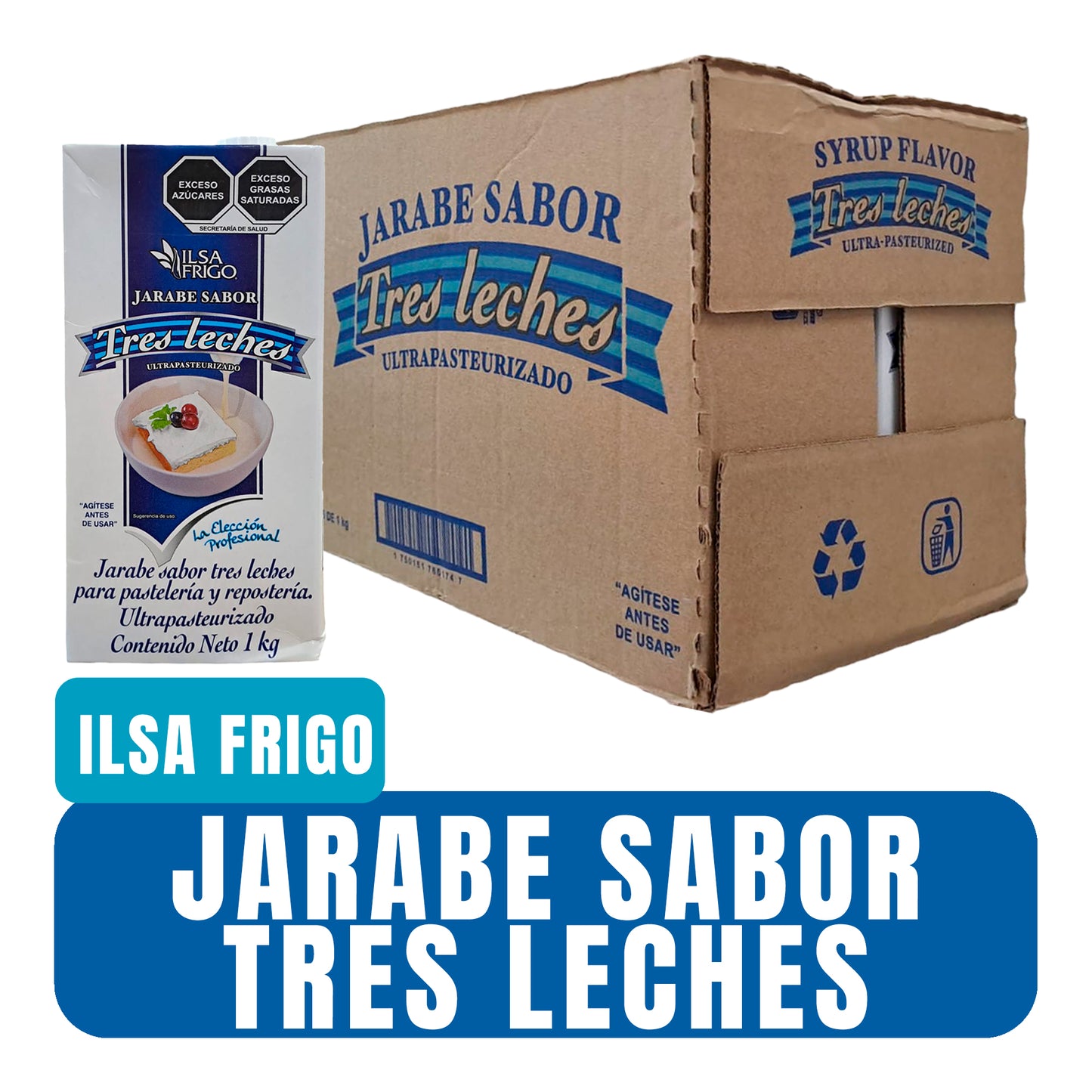 Jarabe sabor Tres Leches