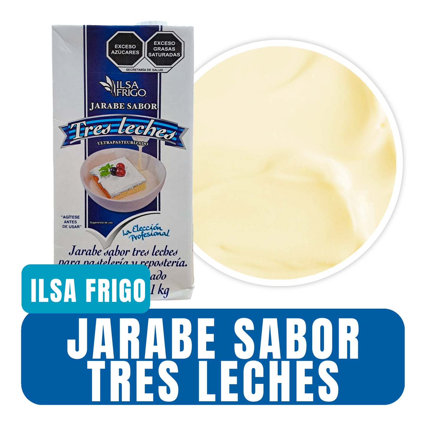 Jarabe sabor Tres Leches