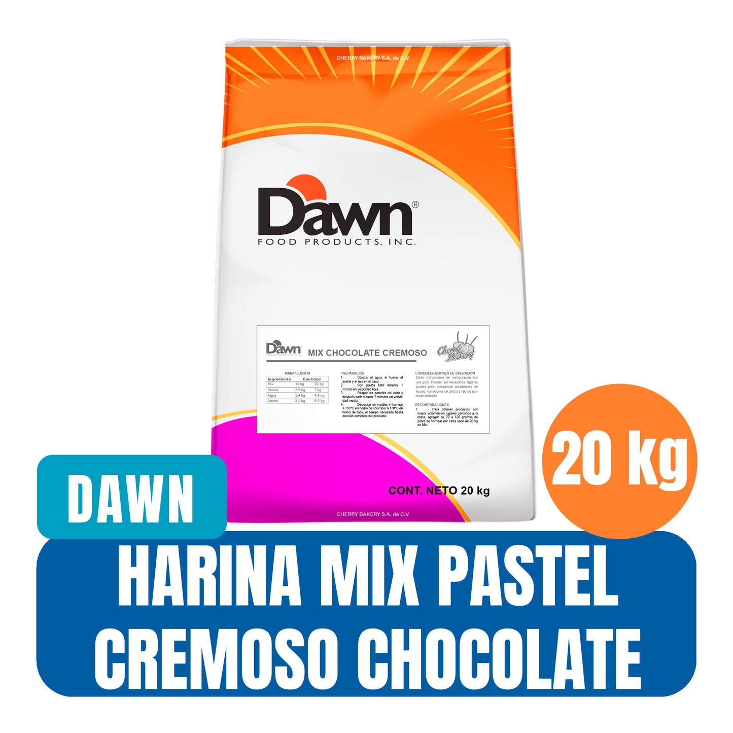 Harina Mix Pastel Cremoso