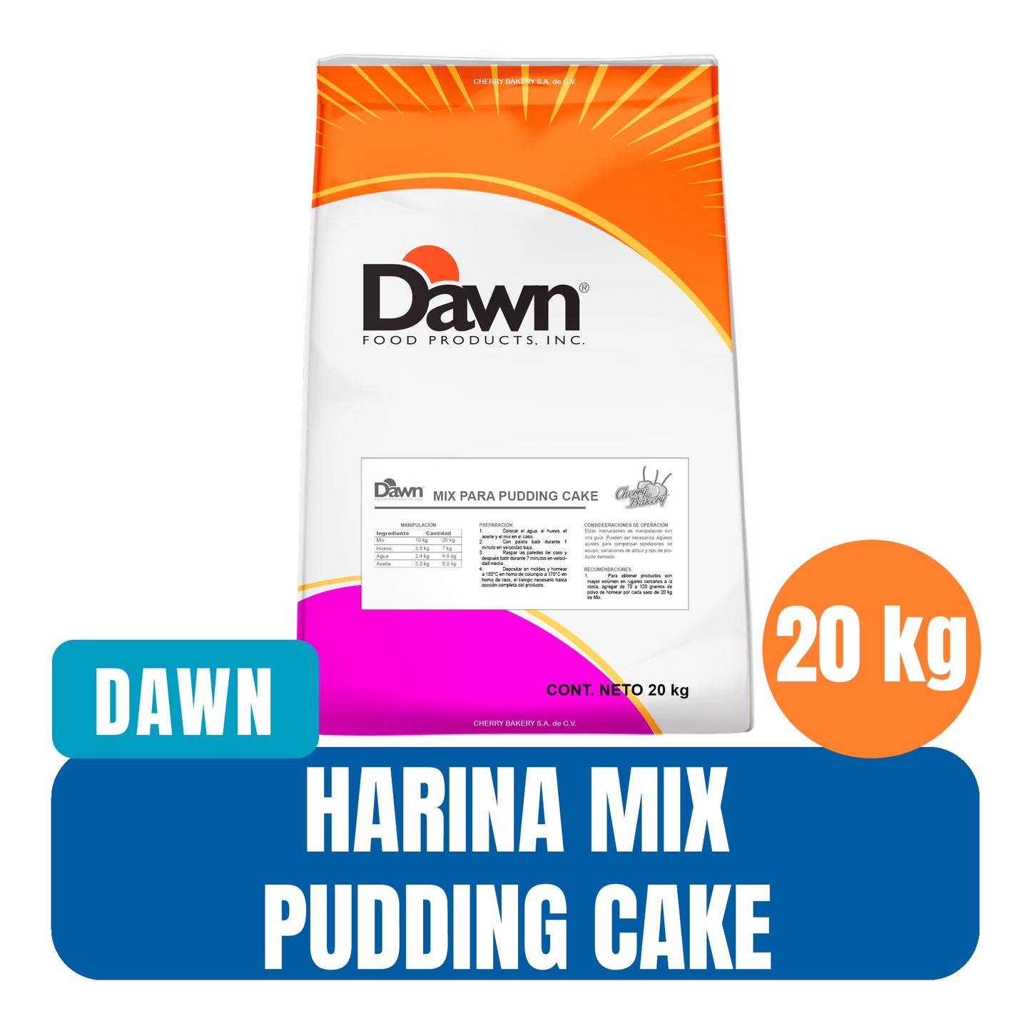 Harina Mix Pudding Cake