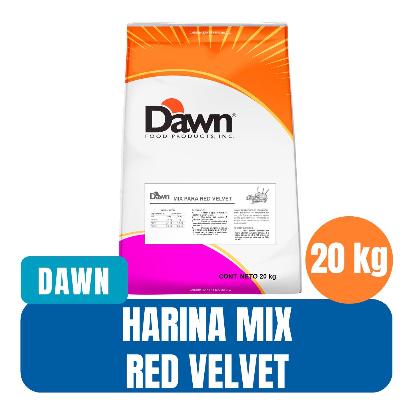 Harina Mix Pastel Red Velvet