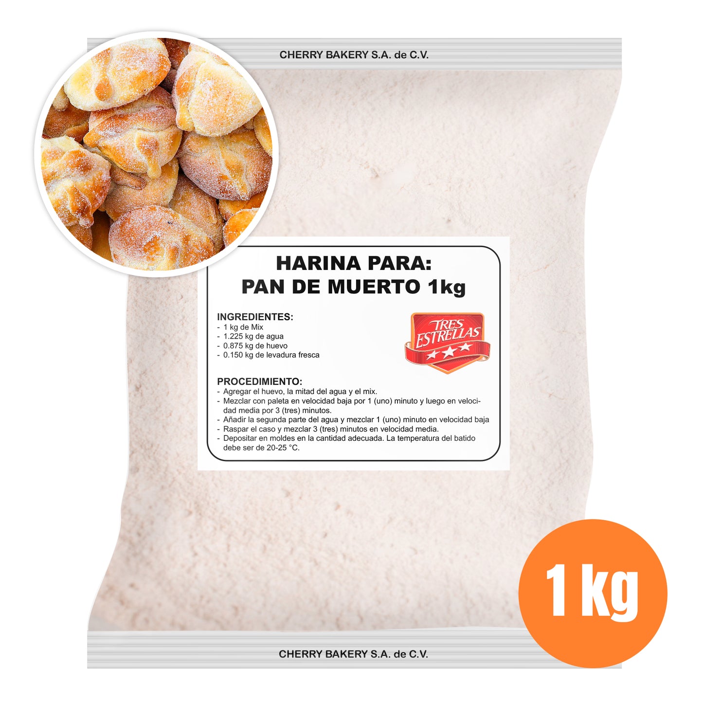 Harina Mix Pan de Muerto