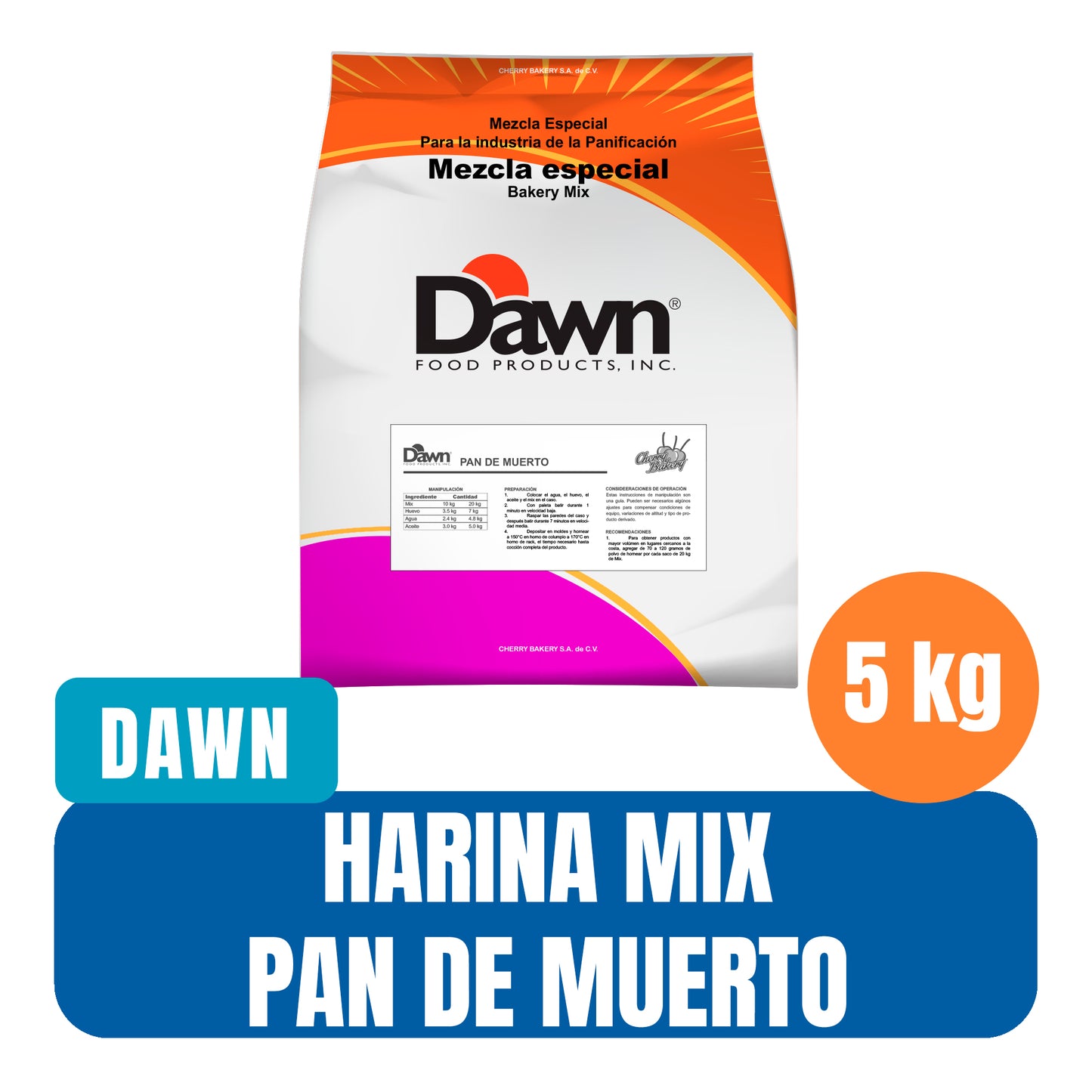 Harina Mix Pan de Muerto