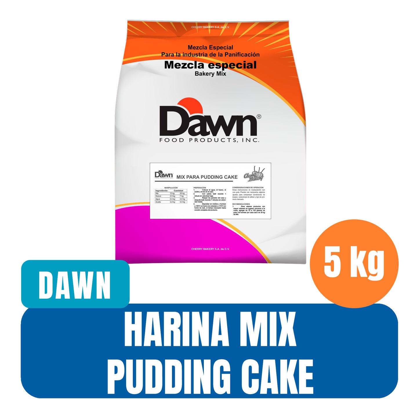 Harina Mix Pudding Cake