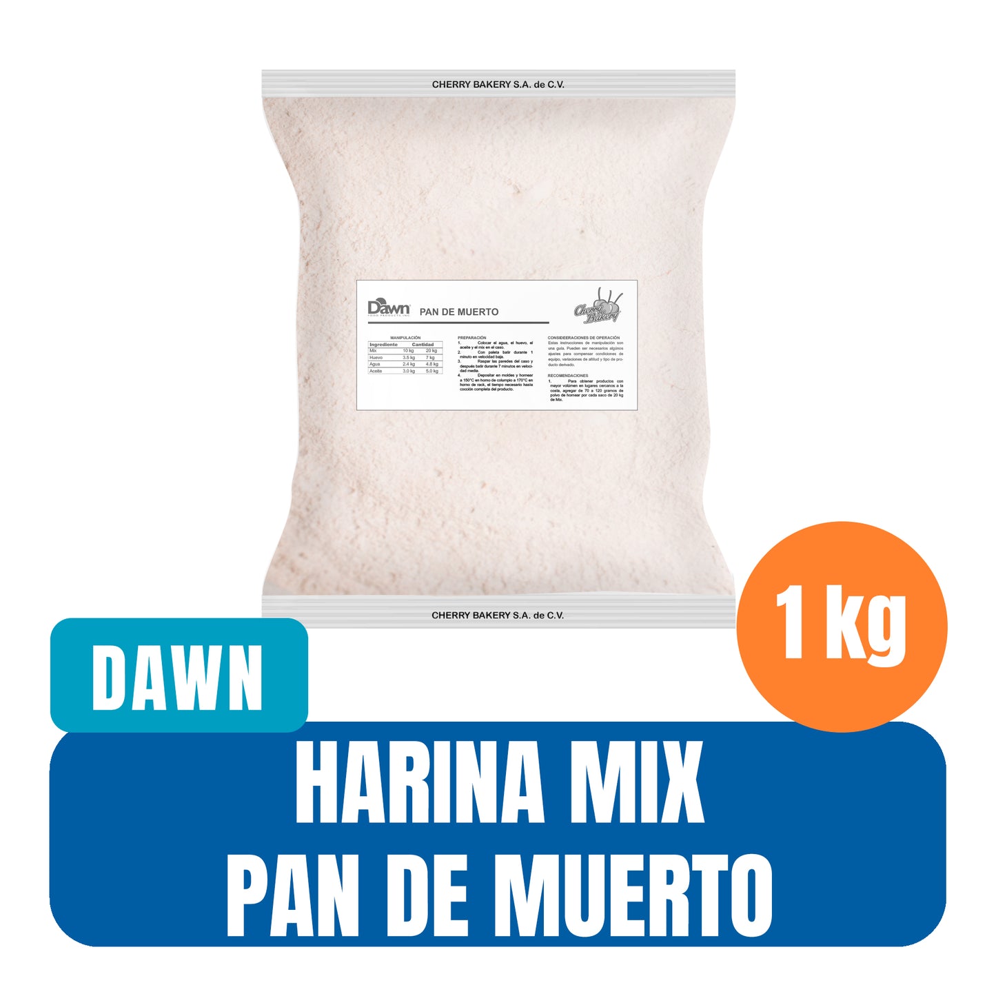 Harina Mix Pan de Muerto