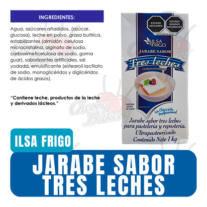 Jarabe sabor Tres Leches