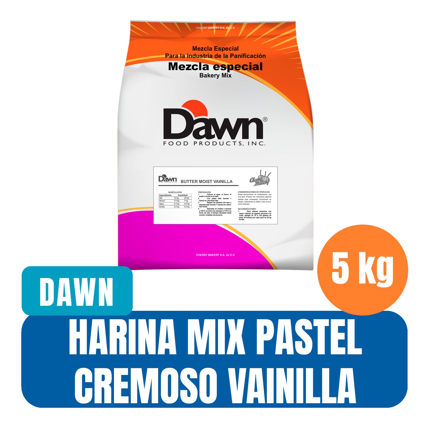 Harina Mix Pastel Cremoso