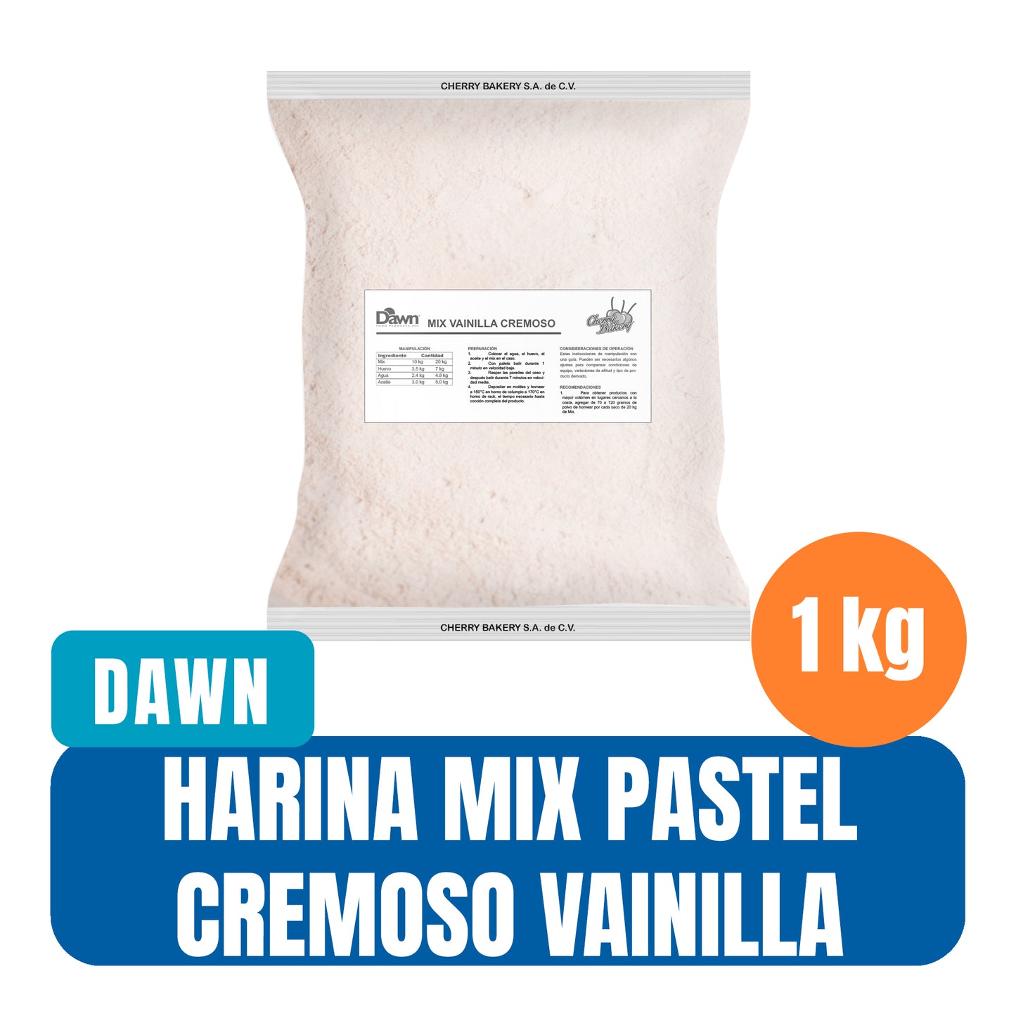 Harina Mix Pastel Cremoso