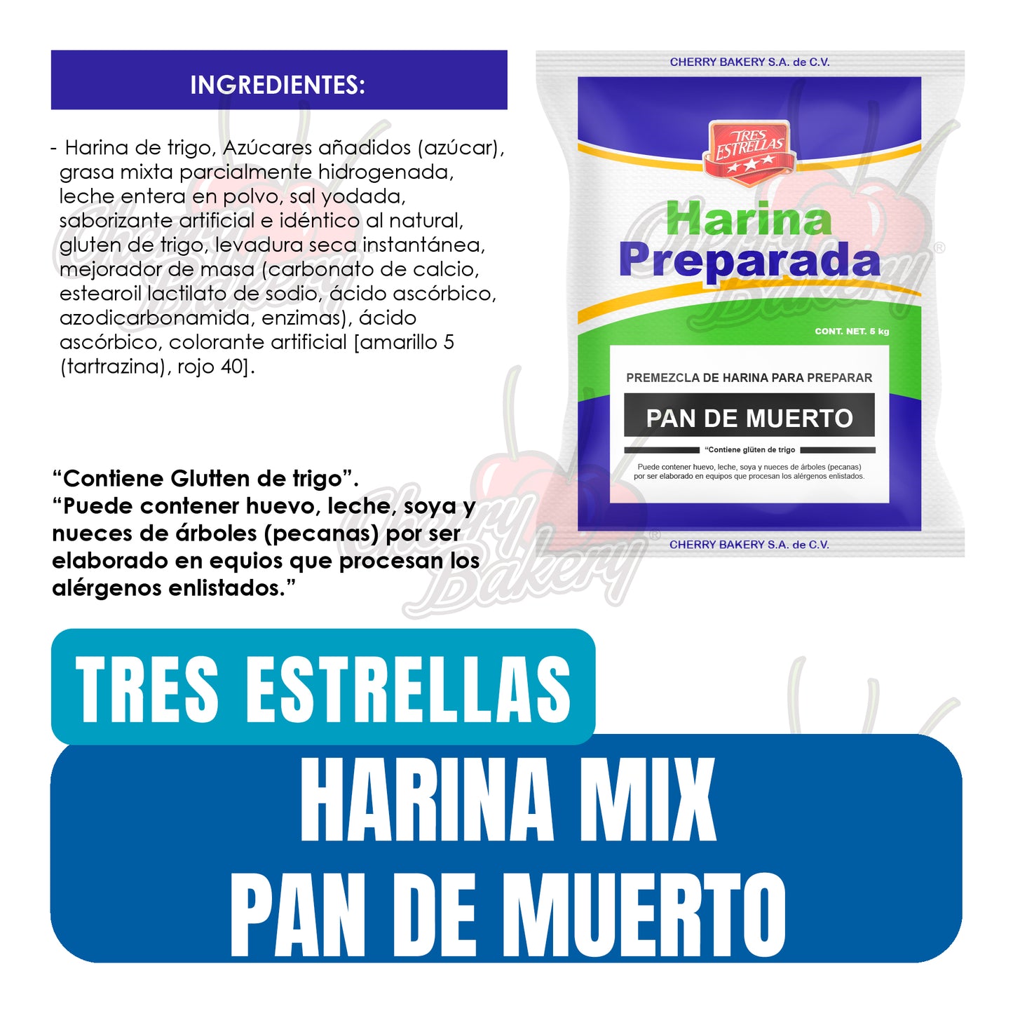 Harina Mix Pan de Muerto