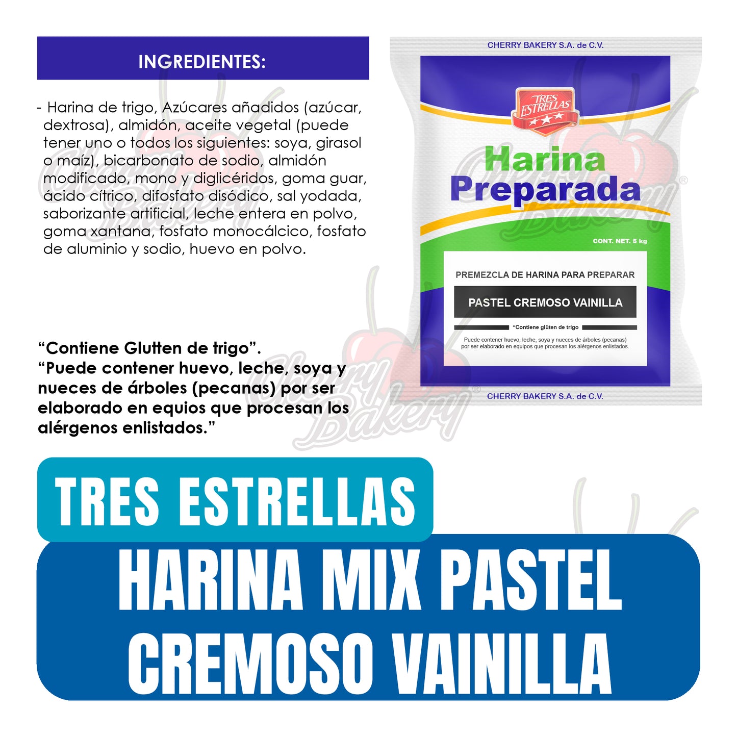 Harina Mix Pastel Cremoso