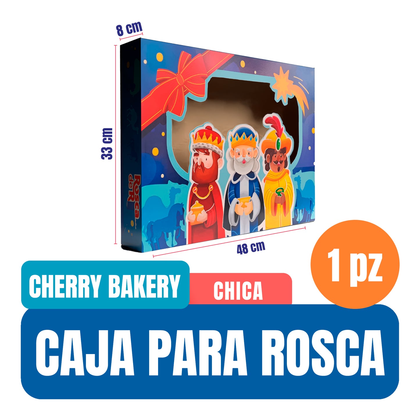 Caja para Rosca de Reyes