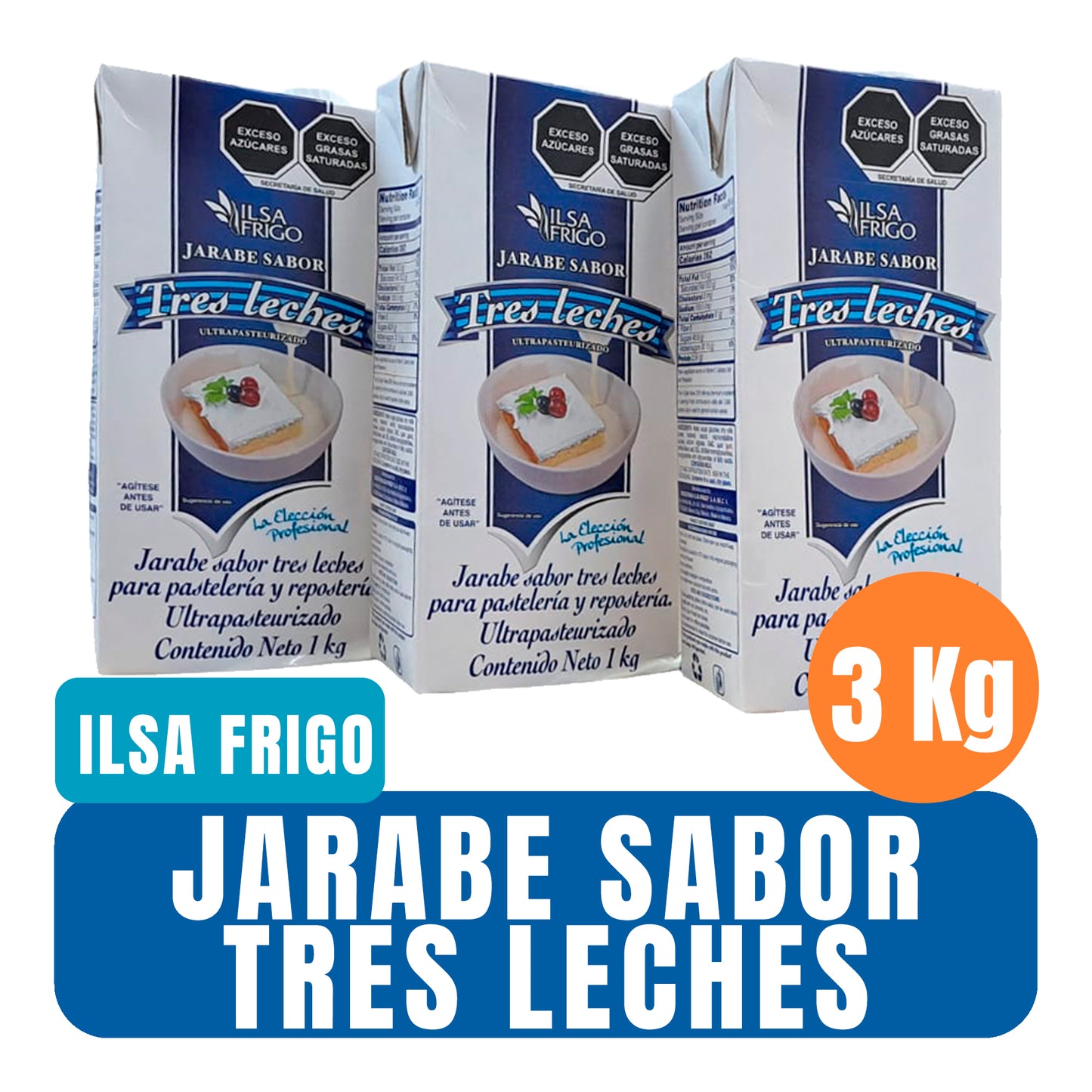 Jarabe sabor Tres Leches