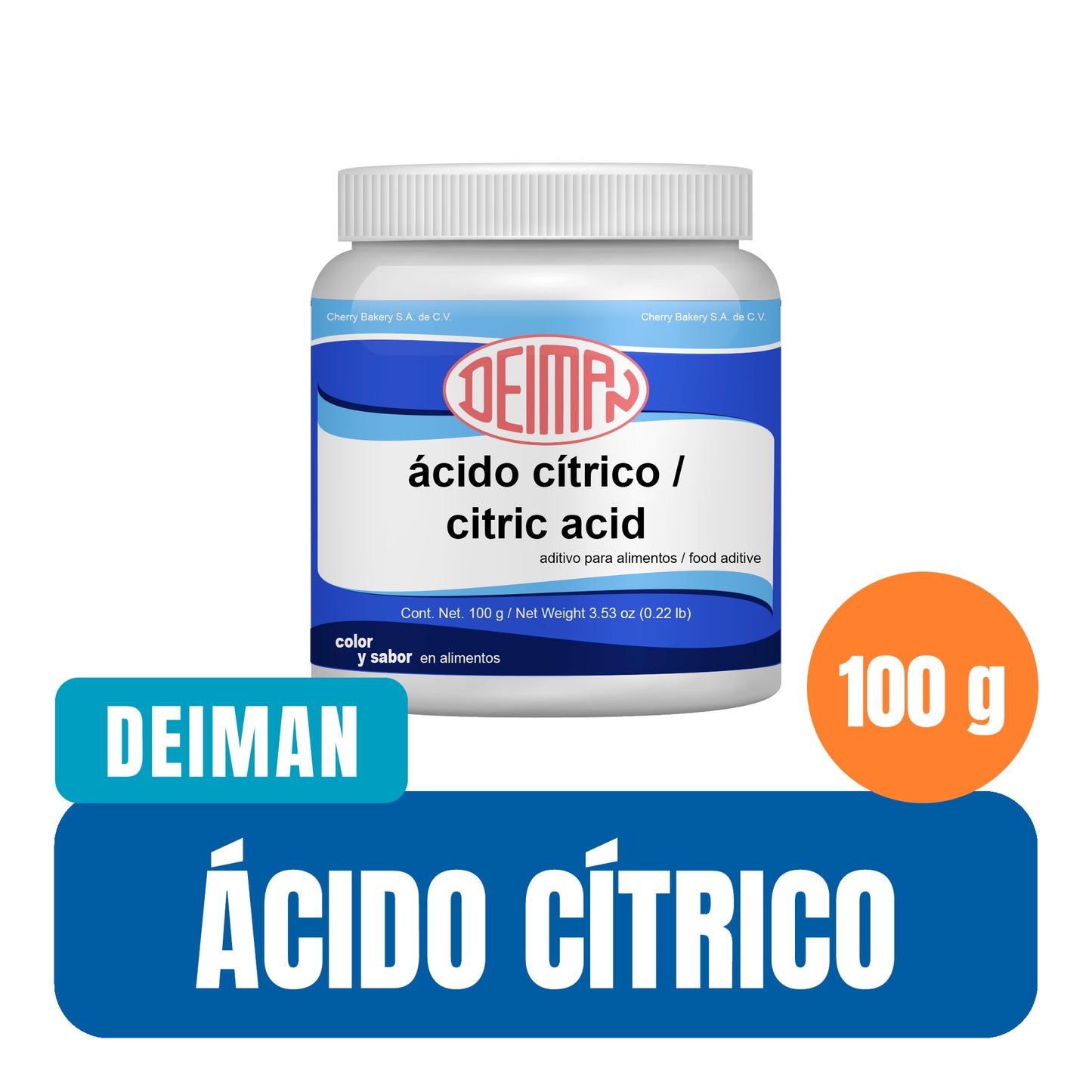 Ácido Cítrico Deiman 100 gr