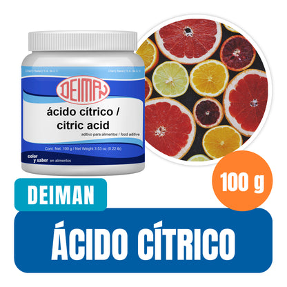 Ácido Cítrico Deiman 100 gr