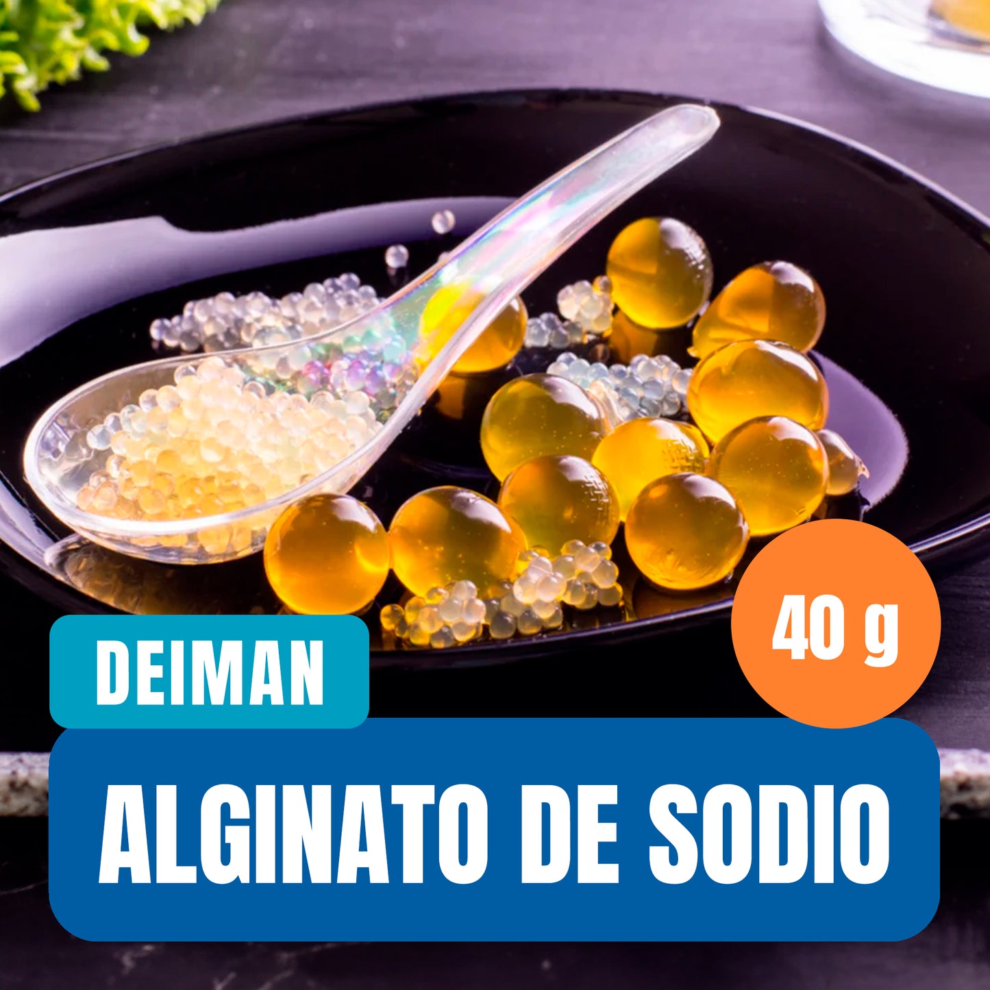 Alginato de Sodio 40 g