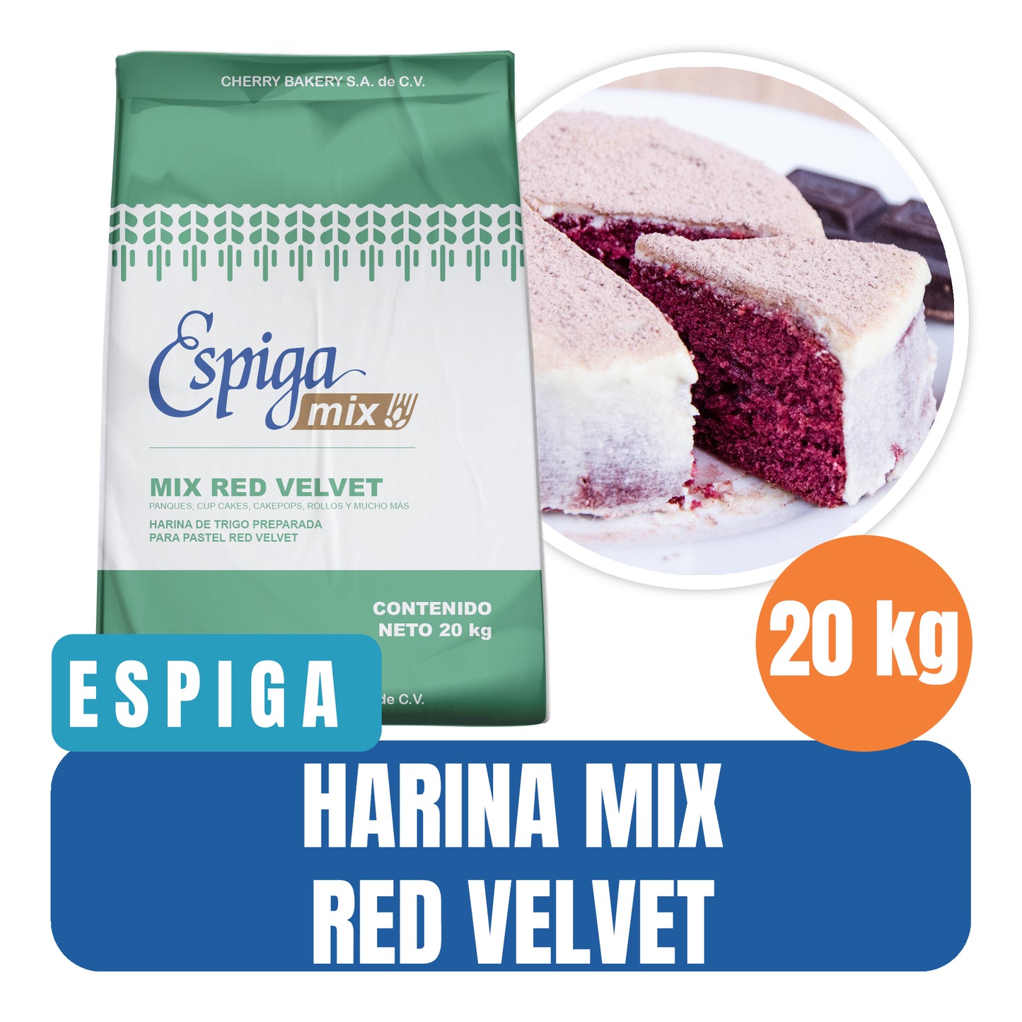 Harina Mix Pastel Red Velvet