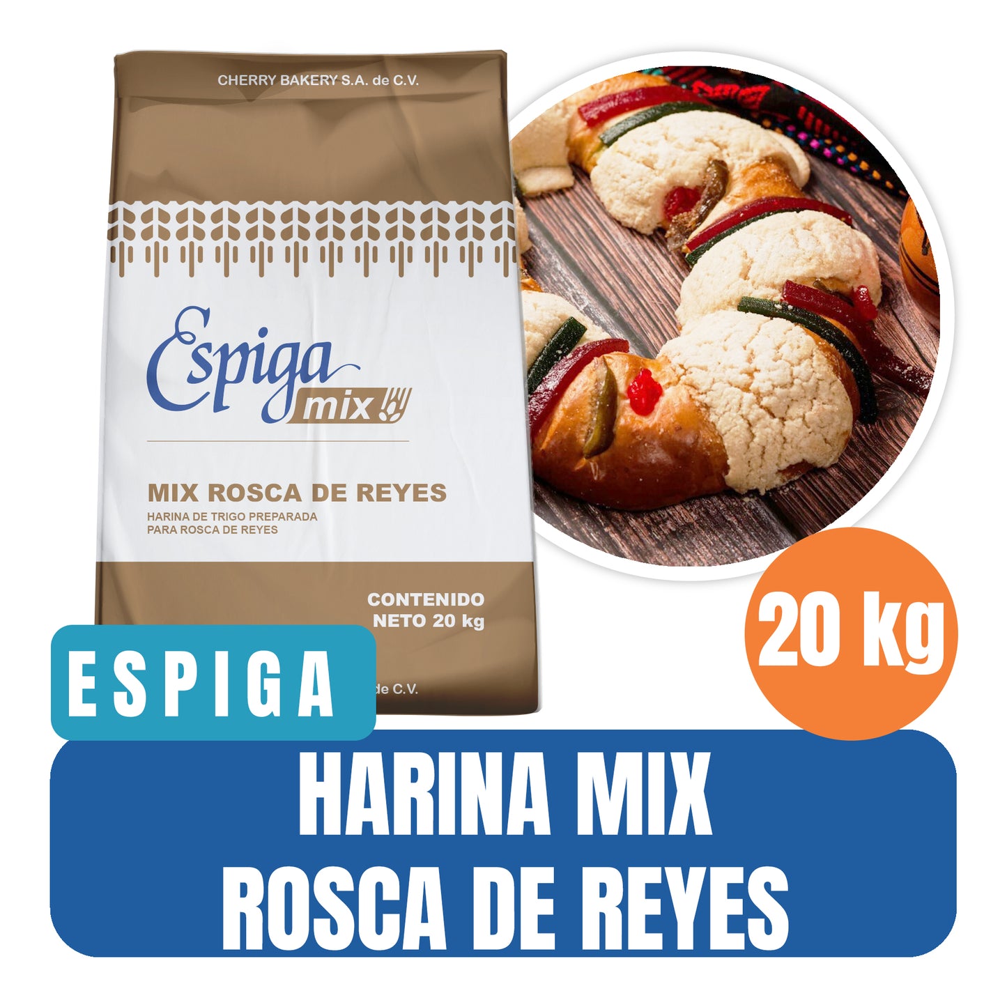 Harina Mix Rosca de Reyes