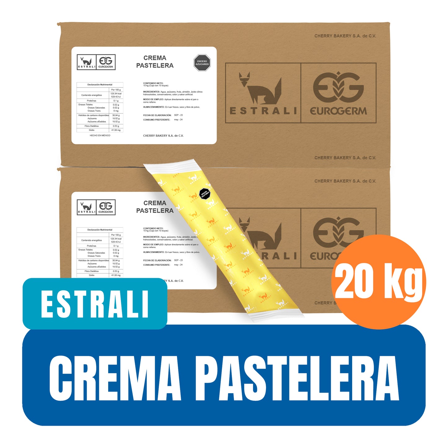 Crema pastelera para hornear