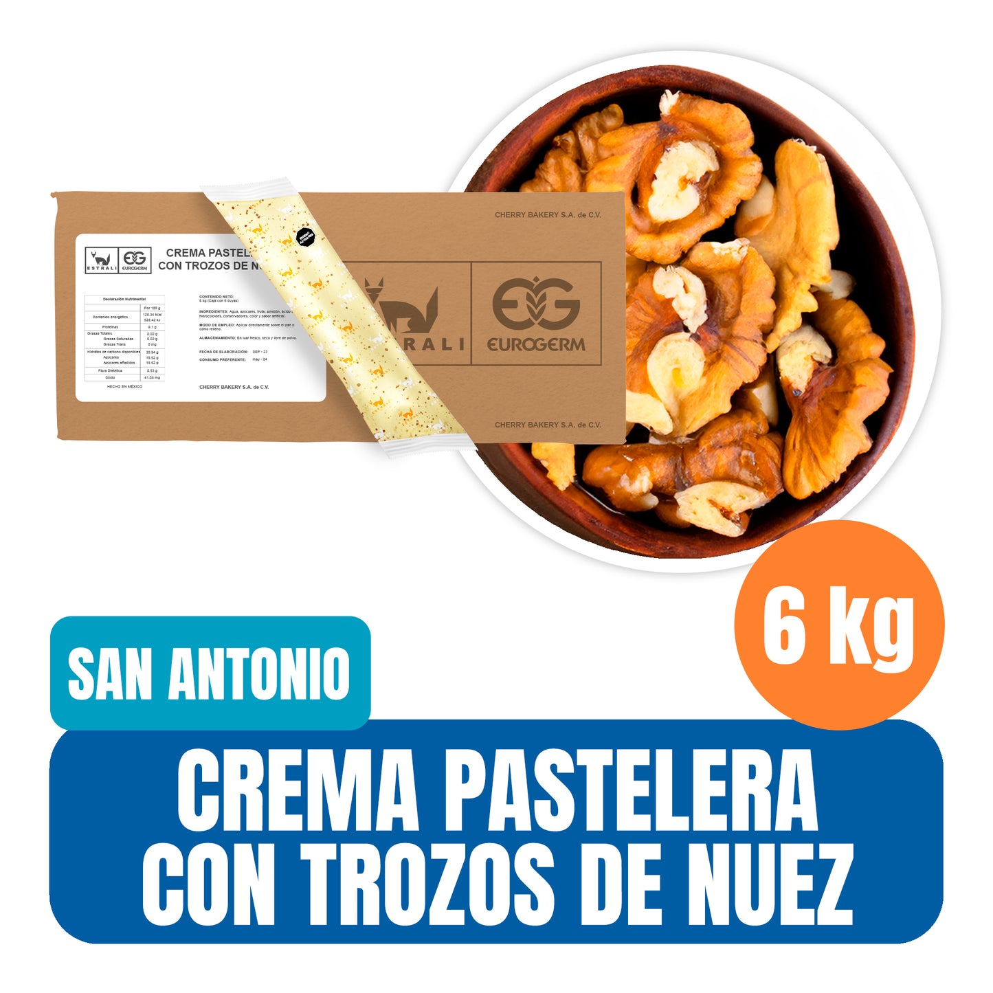 Crema pastelera para hornear