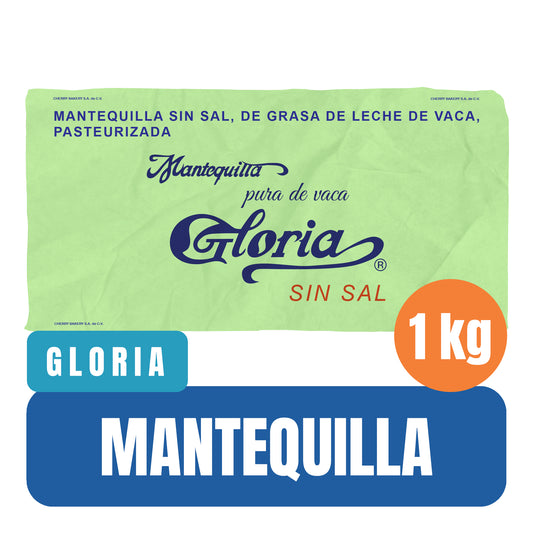 Mantequilla Gloria Sin Sal