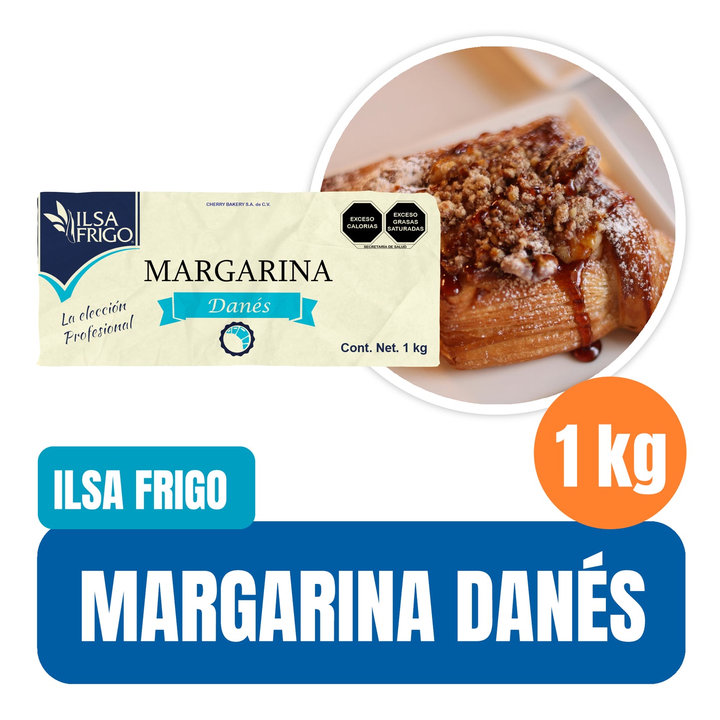 Margarina Para Pan Danés Ilsa Frigo