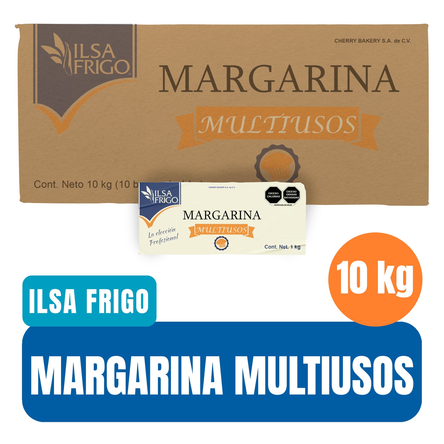 Margarina Para Pan Multiusos Ilsa Frigo