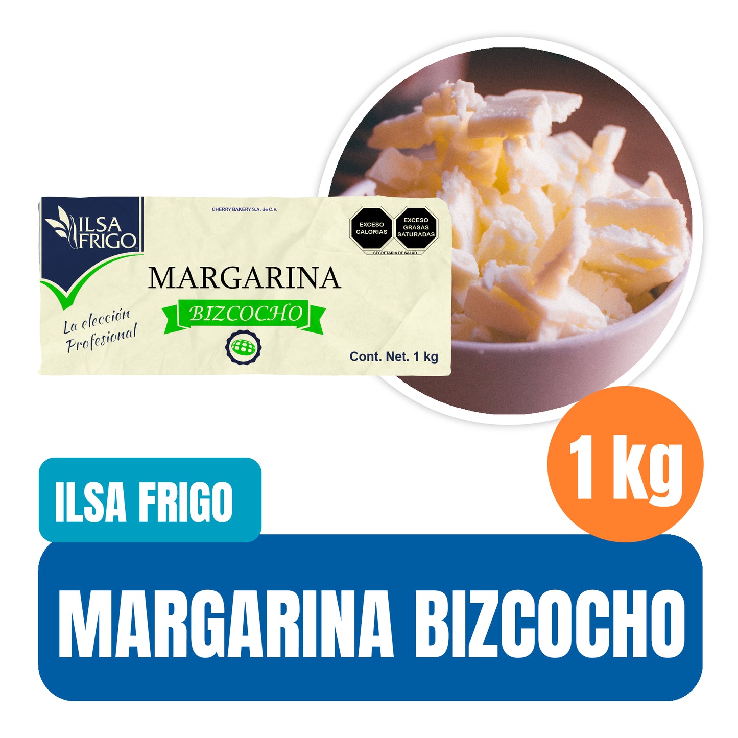 Margarina Para Pan Bizcocho Ilsa Frigo