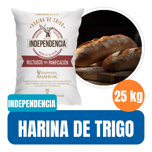 Harina de Trigo Independencia 25 kg