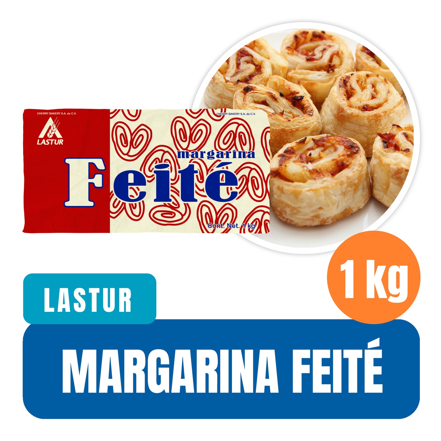 Margarina Lastur Para Pan Feité