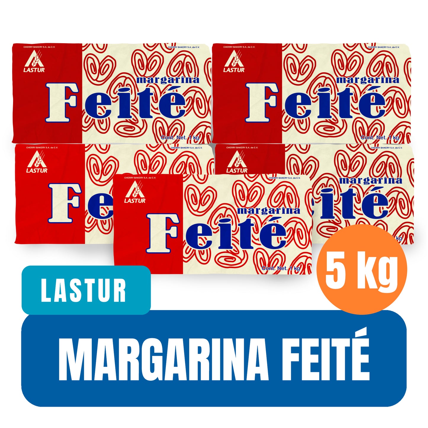 Margarina Lastur Para Pan Feité