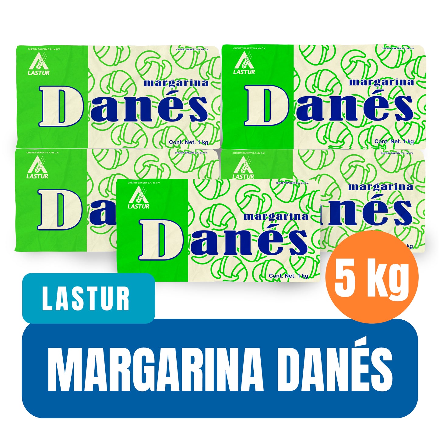 Margarina Lastur Para Pan Danés