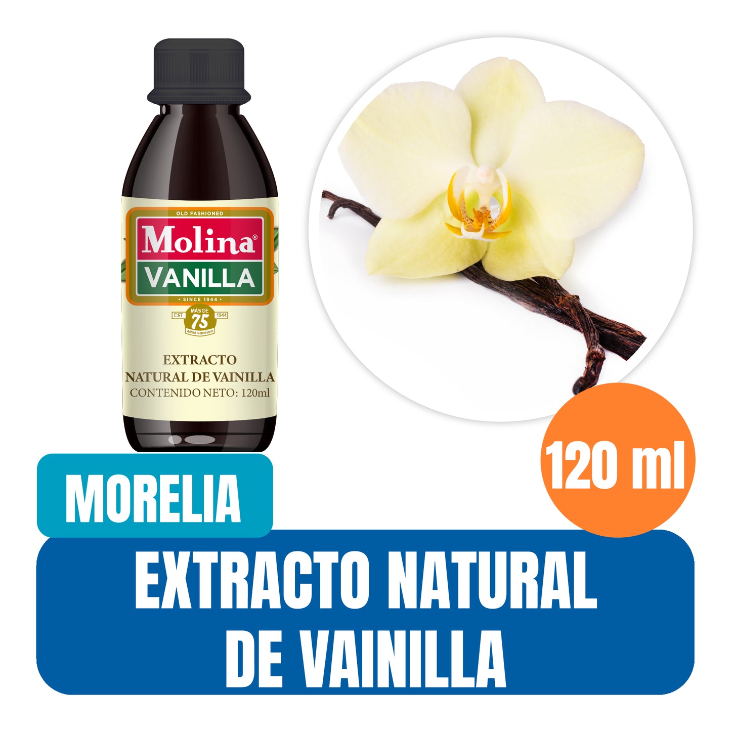 Extracto de vainilla 120 ml Molina