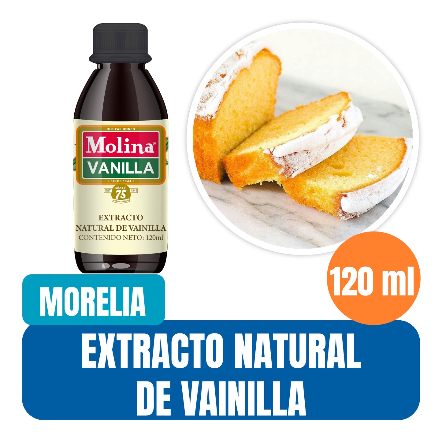 Extracto de vainilla 120 ml Molina