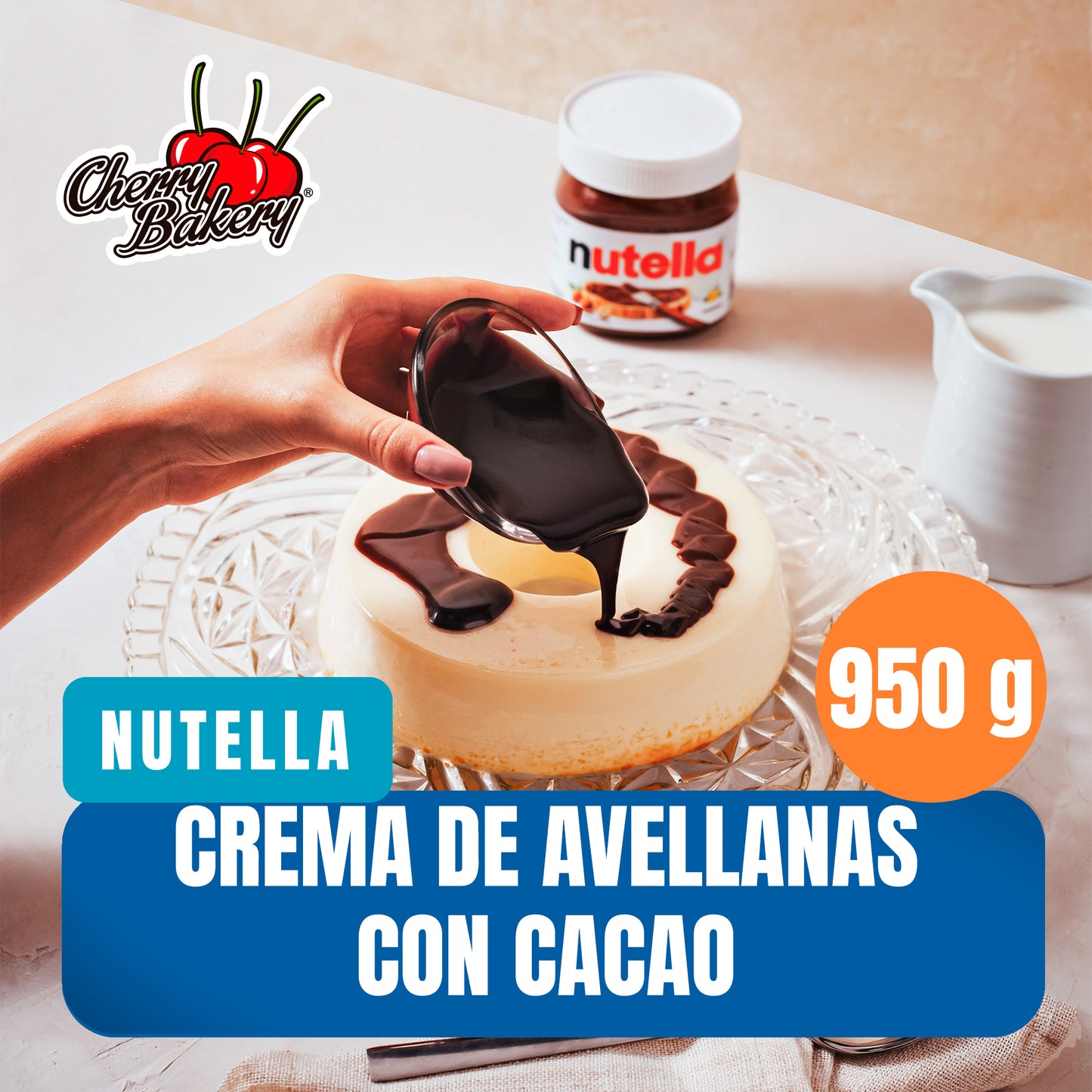 Crema de Avellana Nutella 950 g