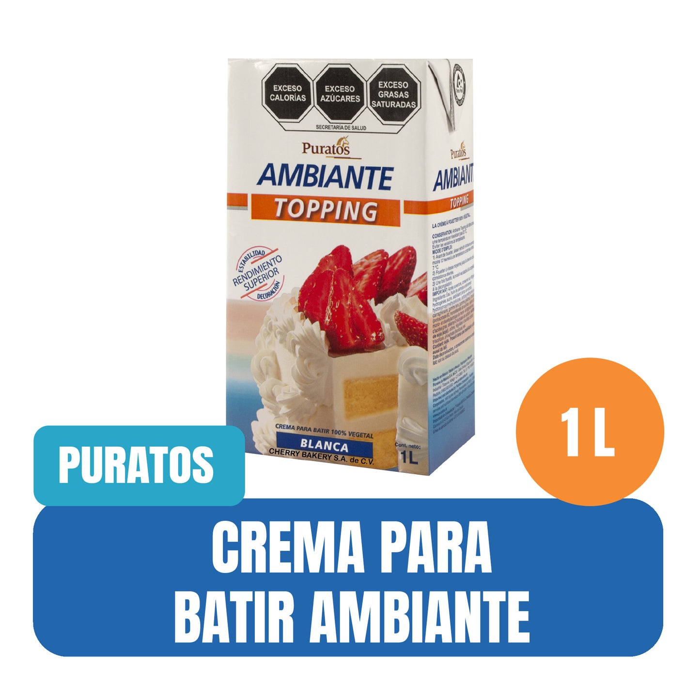 Crema para batir Ambiante - Puratos