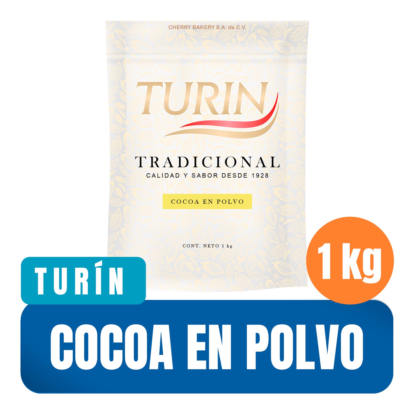 Cocoa Natural Turín en Polvo