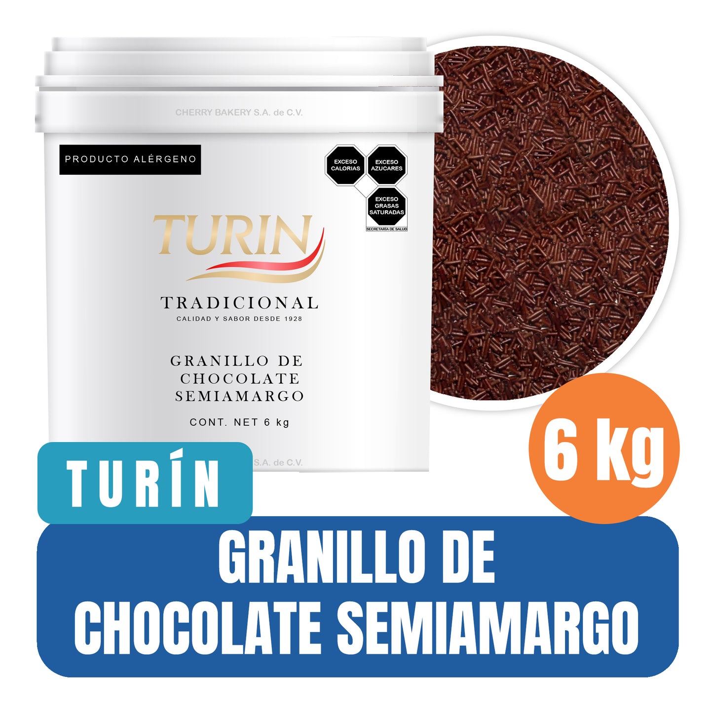 Granillo de chocolate Turín