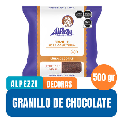 Granillo de Chocolate Alpezzi Para Decoración