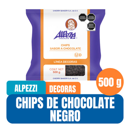 Chips de Chocolate Alpezzi Para Decorar