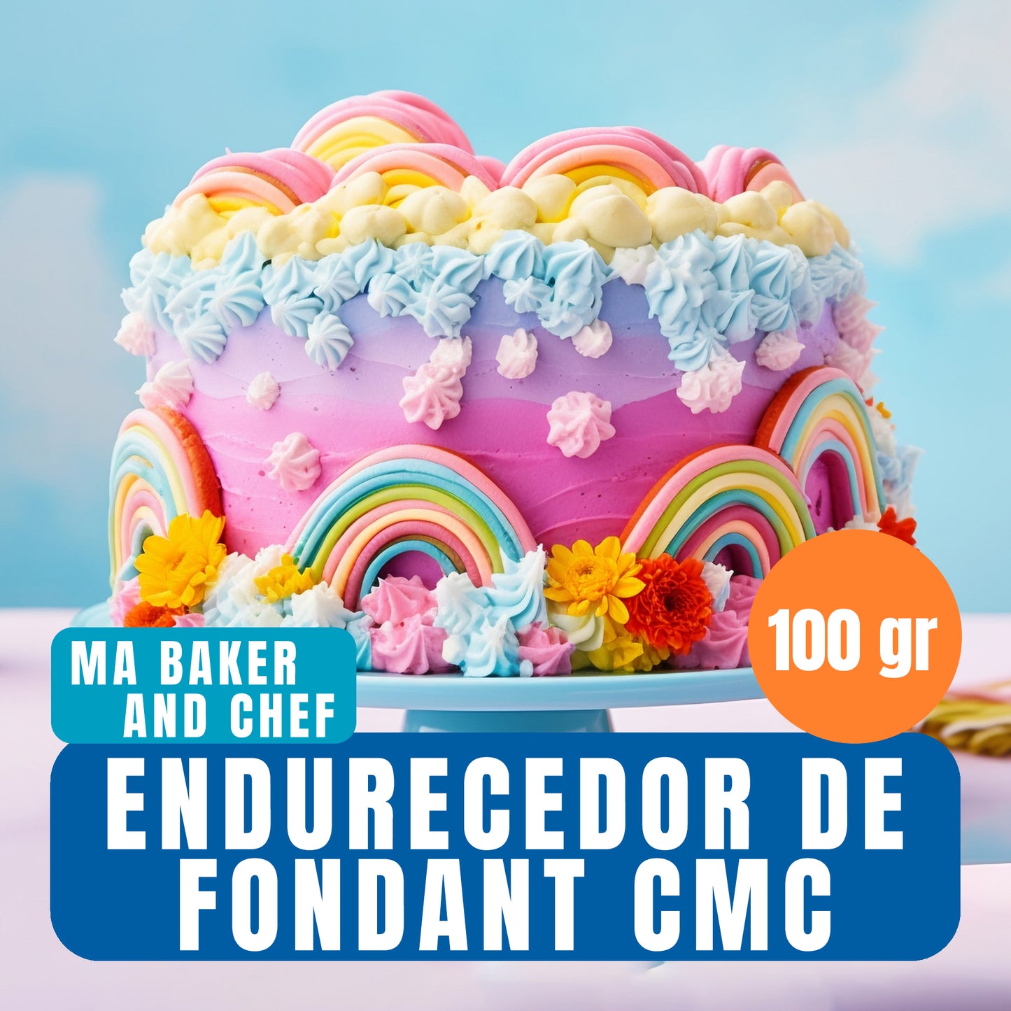 Endurecedor para fondant CMC