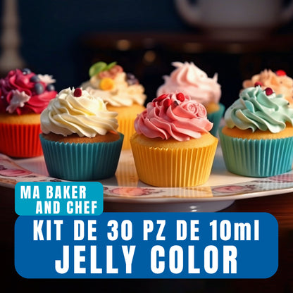 Colorante Jelly Color Kit 30 pz de 10 ml