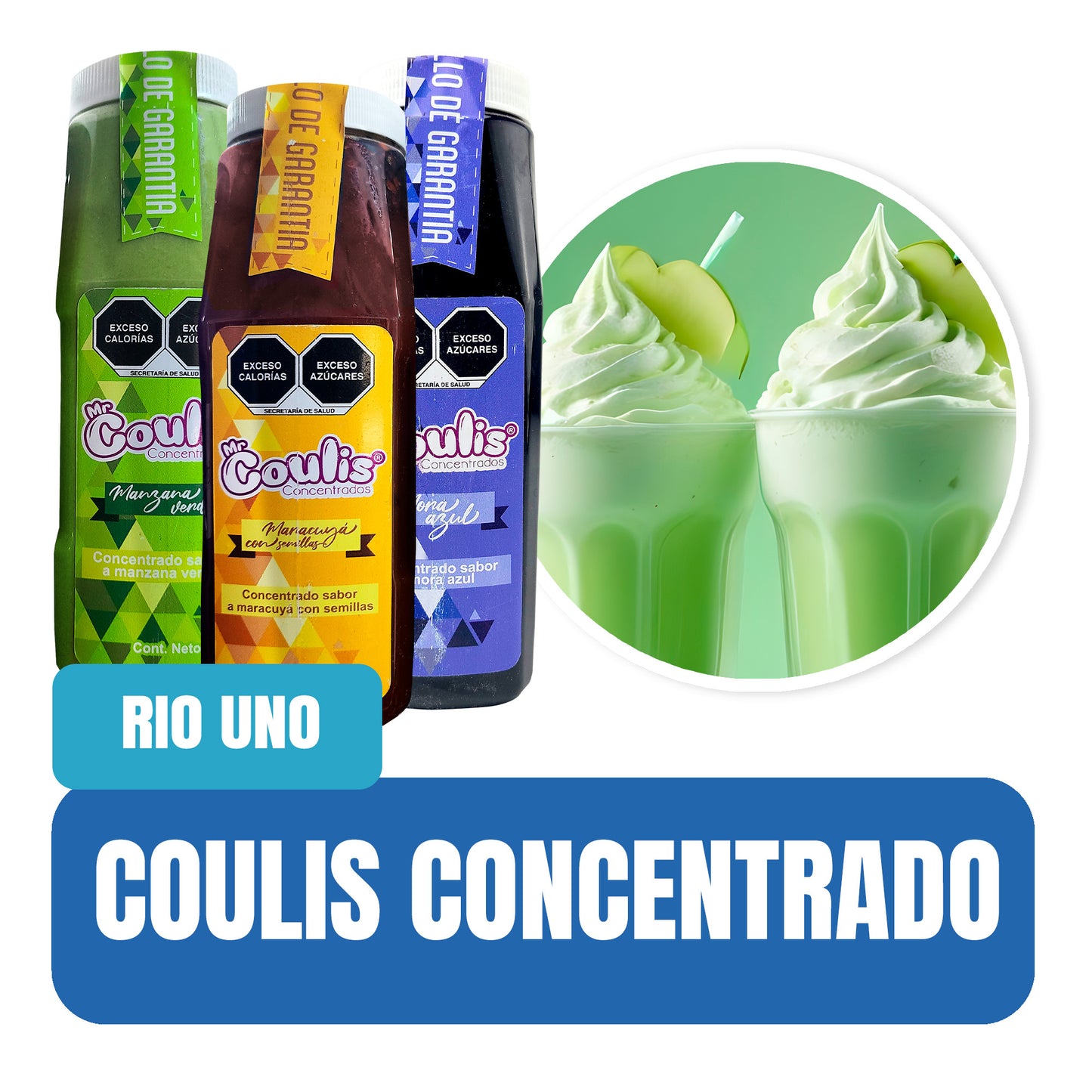 Coulis diferentes sabores - Río Uno