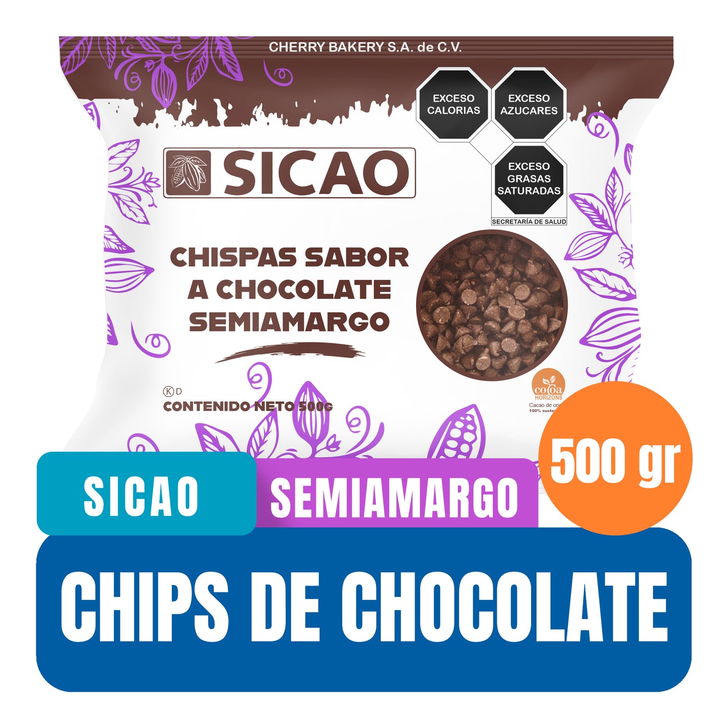 Chips de Chocolate Sicao